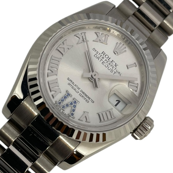 ロレックス ROLEX デイトジャスト26 M番 179179 シルバー K18WG 自動巻き レディース 腕時計