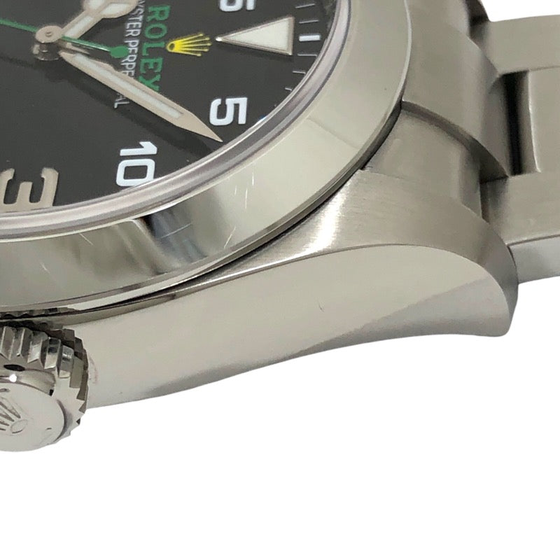 ロレックス ROLEX エアキング ランダムシリアル 116900 ブラック SS 自動巻き メンズ 腕時計