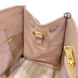 プラダ PRADA モノクローム 2WAY ハンドバッグ 1BA155 ピンクベージュ サフィアーノレザー レディース ハンドバッグ