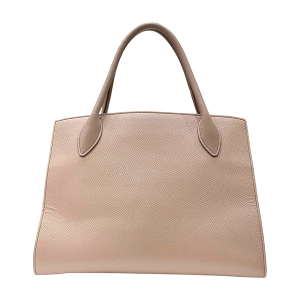 プラダ PRADA モノクローム 2WAY ハンドバッグ 1BA155 ピンクベージュ サフィアーノレザー レディース ハンドバッグ