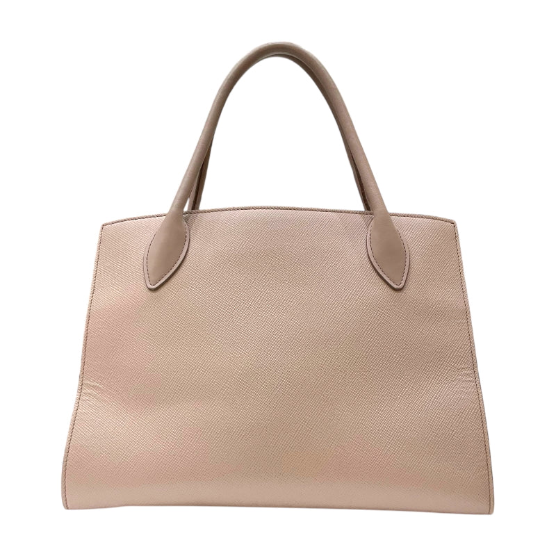 プラダ PRADA モノクローム 2WAY ハンドバッグ 1BA155 ピンクベージュ サフィアーノレザー レディース ハンドバッグ