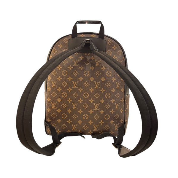ルイ・ヴィトン LOUIS VUITTON ジョッシュ M41530 ブラウン モノグラムキャンバス・マカサー レディース リュック・デイパック
