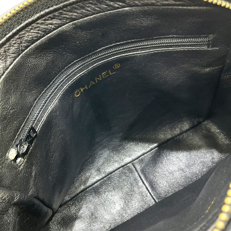 シャネル CHANEL マトラッセ フリンジ チェーンショルダーバッグ 0番台 ブラック ゴールド金具 ラムスキン レディース ショルダーバッグ