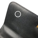 シャネル CHANEL マトラッセトップハンドルバッグ A12397 11番台 ブラック ゴールド金具 キャビアスキン レディース ハンドバッグ