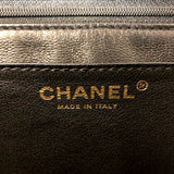 シャネル CHANEL マトラッセトップハンドルバッグ A12397 11番台 ブラック ゴールド金具 キャビアスキン レディース ハンドバッグ