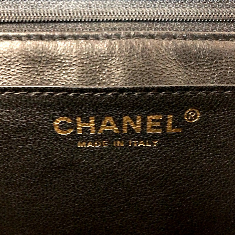 シャネル CHANEL マトラッセトップハンドルバッグ A12397 11番台 ブラック ゴールド金具 キャビアスキン レディース ハンドバッグ