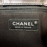 シャネル CHANEL マトラッセラージショッピングバッグ 23番台 ブラック シルバー金具 ラムスキン レディース トートバッグ