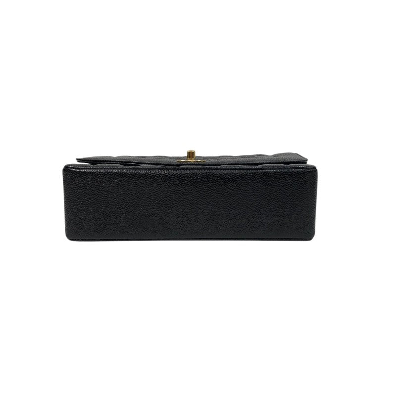 シャネル CHANEL ダイアナ25 A01165 3番台 ブラック ゴールド金具 キャビアスキン レディース ショルダーバッグ