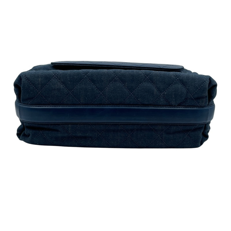 シャネル CHANEL マトラッセ 2Way ハンドバッグ A93559 ネイビー カーフ・デニム レディース ハンドバッグ