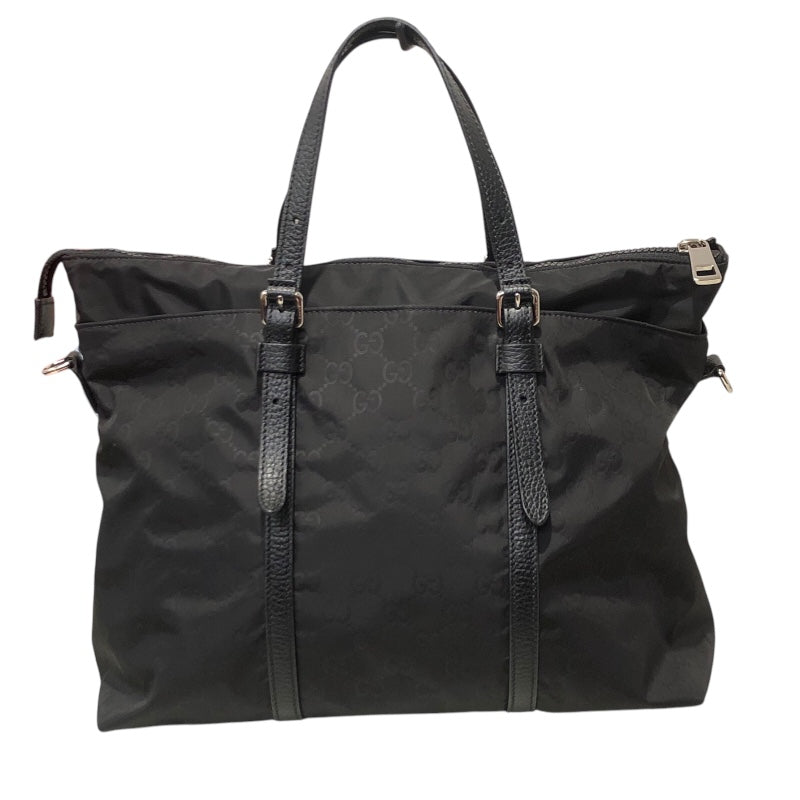 グッチ GUCCI GGナイロン2Wayトートバック 510332 ブラック GGナイロン 