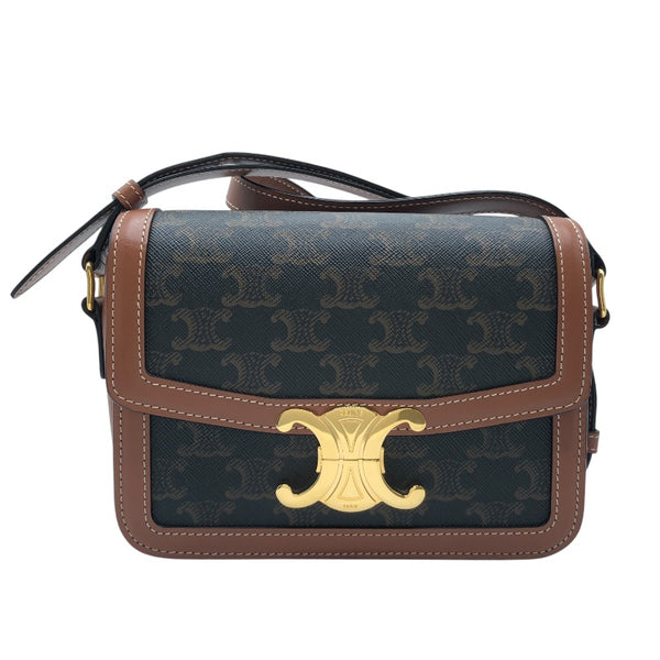 セリーヌ CELINE ティーントリオンフ 188882 タン トリオンフキャンバス レディース ショルダーバッグ