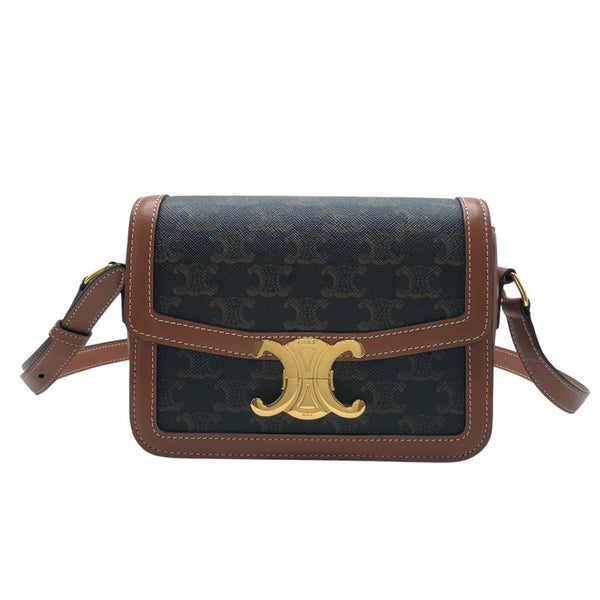セリーヌ CELINE ティーントリオンフ 188882 タン トリオンフキャンバス レディース ショルダーバッグ