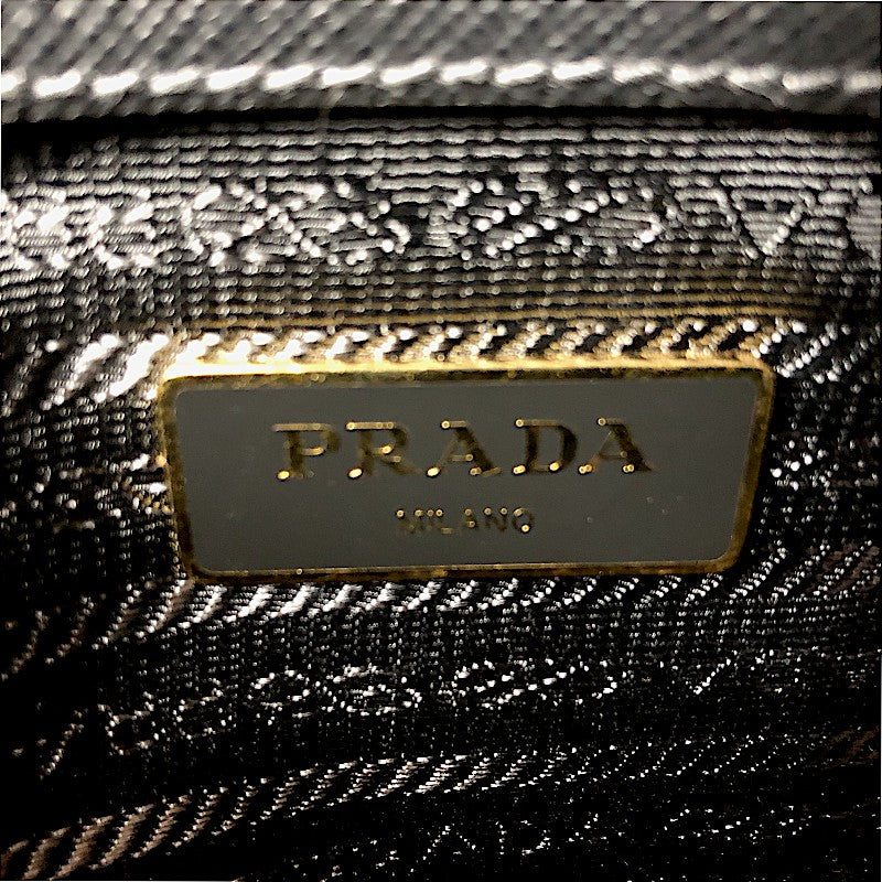 プラダ PRADA サフィアーノクラス2WAYハンドバッグ 1BA838 ブラック ゴールド金具 サフィアーノレザー レディース ハンドバッグ