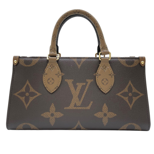 ルイ・ヴィトン LOUIS VUITTON オンザゴー EW M46653 ブラウン モノグラム・リバース キャンバス レディース ショルダーバッグ