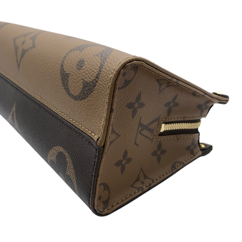 ルイヴィトン 2WAYバッグ M46653 ルイ・ヴィトン LOUIS VUITTON オンザゴー EW M46653 ブラウン
