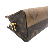ルイ・ヴィトン LOUIS VUITTON オンザゴー EW M46653 ブラウン モノグラム・リバース キャンバス レディース ショルダーバッグ