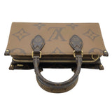 ルイ・ヴィトン LOUIS VUITTON オンザゴー EW M46653 ブラウン モノグラム・リバース キャンバス レディース ショルダーバッグ