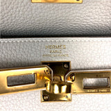 エルメス HERMES ケリー25 内縫い B刻 ニューグリペール ゴールド金具 トゴ レディース 2wayハンドバッグ
