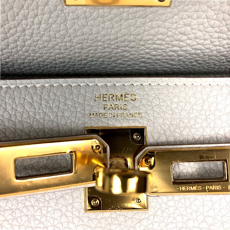 エルメス HERMES ケリー25 内縫い B刻 ニューグリペール ゴールド金具 トゴ レディース 2wayハンドバッグ