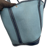 エルメス HERMES ガーデンパーティTPM □O刻 ブルー ネゴンダ レディース ハンドバッグ
