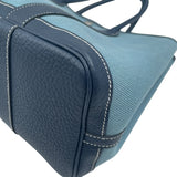 エルメス HERMES ガーデンパーティTPM □O刻 ブルー ネゴンダ レディース ハンドバッグ