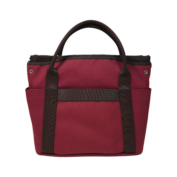 エルメス HERMES サックドパンサージュ B刻 ルージュアッシュ シルバー金具 トワル ユニセックス トートバッグ