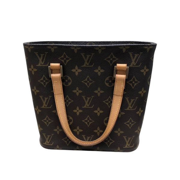 ルイ・ヴィトン LOUIS VUITTON ヴァヴァンPM M51172 ブラウン PVC ヌメ革 レディース ハンドバッグ