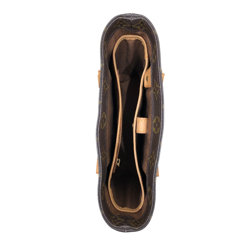 ルイ・ヴィトン LOUIS VUITTON ヴァヴァンPM M51172 ブラウン PVC ヌメ革 レディース ハンドバッグ