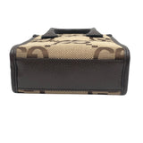 グッチ GUCCI ジャンボGG ミニトート 690406 ベージュ×ブラウン GGキャンバス レディース ハンドバッグ