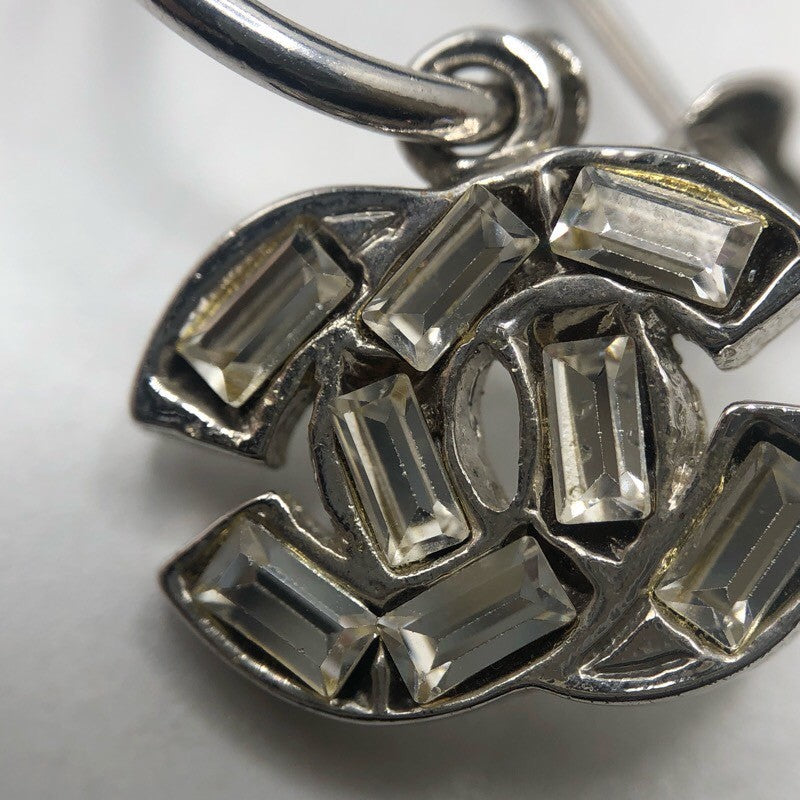 シャネル CHANEL ココマーク フープピアス メタル/ストラス ジュエリー