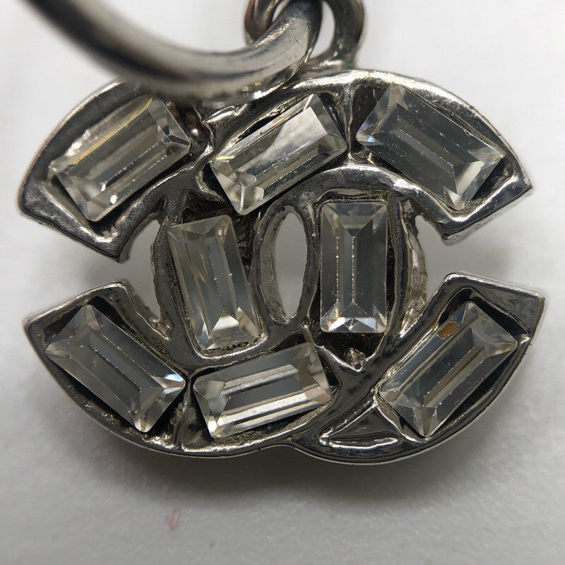 シャネル CHANEL ココマーク フープピアス メタル/ストラス ジュエリー