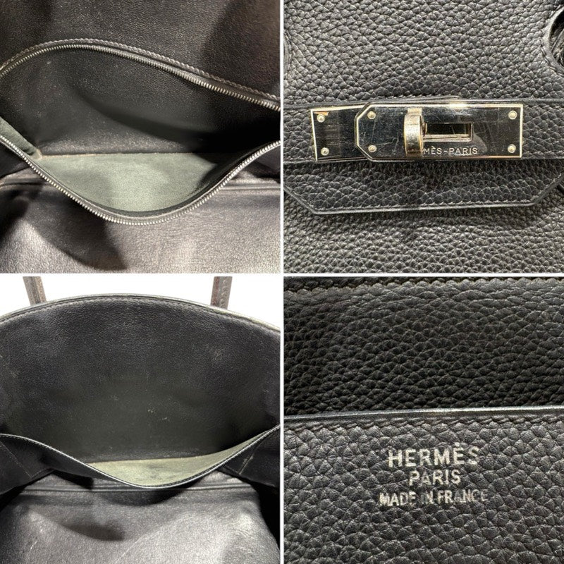 エルメス HERMES バーキン35 □O刻 ブラック シルバー トゴ レディース ハンドバッグ