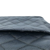 シャネル CHANEL 復刻トート A01804 ブラック　シルバー金具 キャビアスキン レディース ハンドバッグ