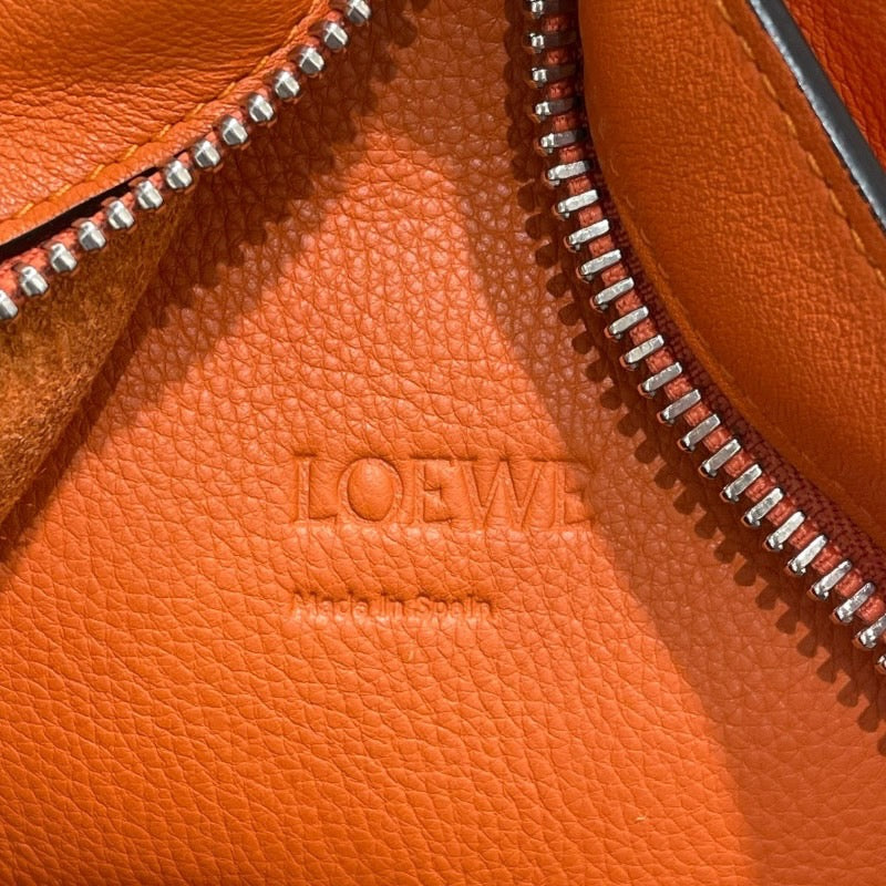 LOEWE オレンジレザー バッグ ロエベ LOEWE アントンスリングバッグ オレンジ レザー メンズ