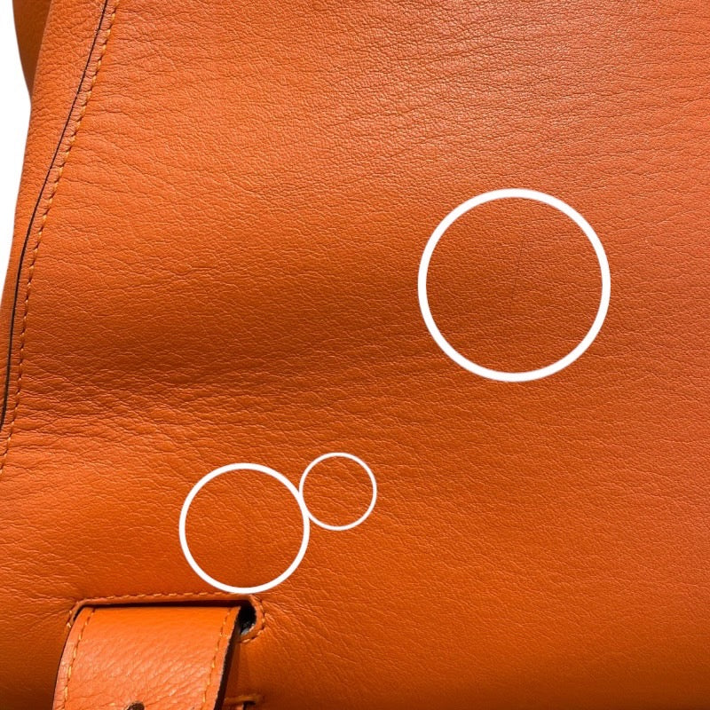 ロエベ LOEWE アントンスリングバッグ オレンジ レザー メンズ ボディバッグ