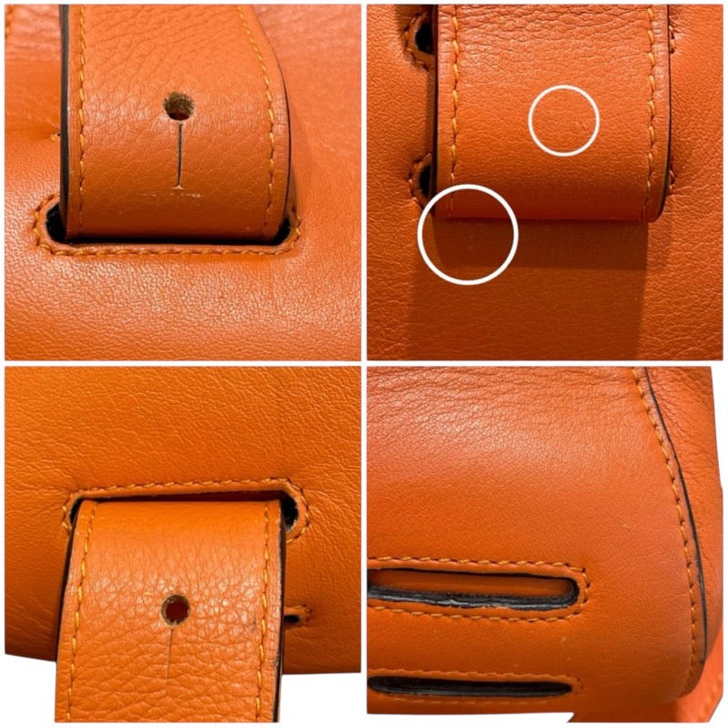 ロエベ LOEWE アントンスリングバッグ オレンジ レザー メンズ ボディバッグ