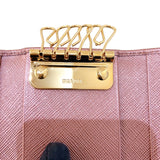 プラダ PRADA 6連キーケース ピンクゴールド サフィアーノ レディース キーケース