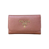 プラダ PRADA 6連キーケース ピンクゴールド サフィアーノ レディース キーケース