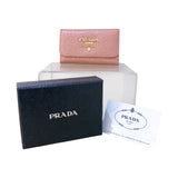 プラダ PRADA 6連キーケース ピンクゴールド サフィアーノ レディース キーケース