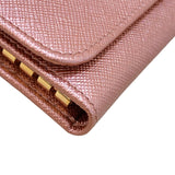プラダ PRADA 6連キーケース ピンクゴールド サフィアーノ レディース キーケース