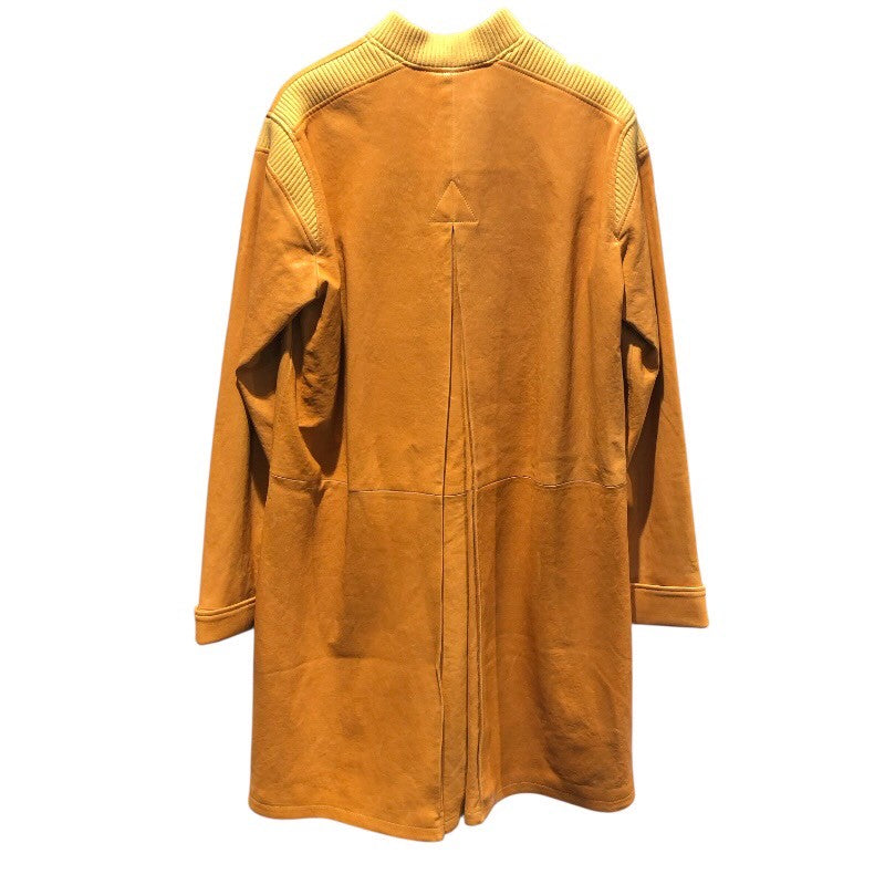 グッチ GUCCI ラムレザーロングコート 44 615168 キャメル ラムレザー メンズ その他アウター