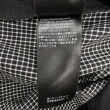 バレンシアガ BALENCIAGA チェック ワイドスラックスパンツ ブラック×ホワイト 44 表地:ウール/ナイロン/ポリウレタン 裏地:キュプラ メンズ その他ボトムス