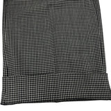 バレンシアガ BALENCIAGA チェック ワイドスラックスパンツ ブラック×ホワイト 44 表地:ウール/ナイロン/ポリウレタン 裏地:キュプラ メンズ その他ボトムス
