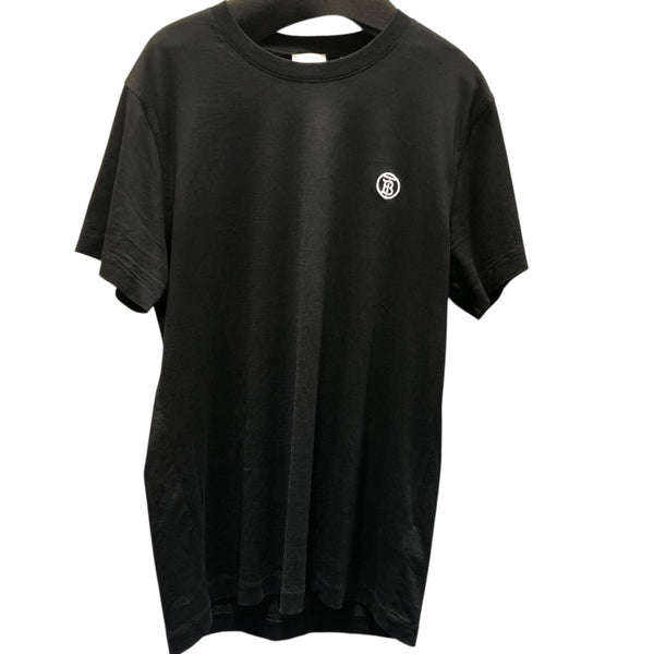 バーバリー BURBERRY TBロゴワンポイントTシャツ 808401 BLK コットン メンズ 半袖Ｔシャツ