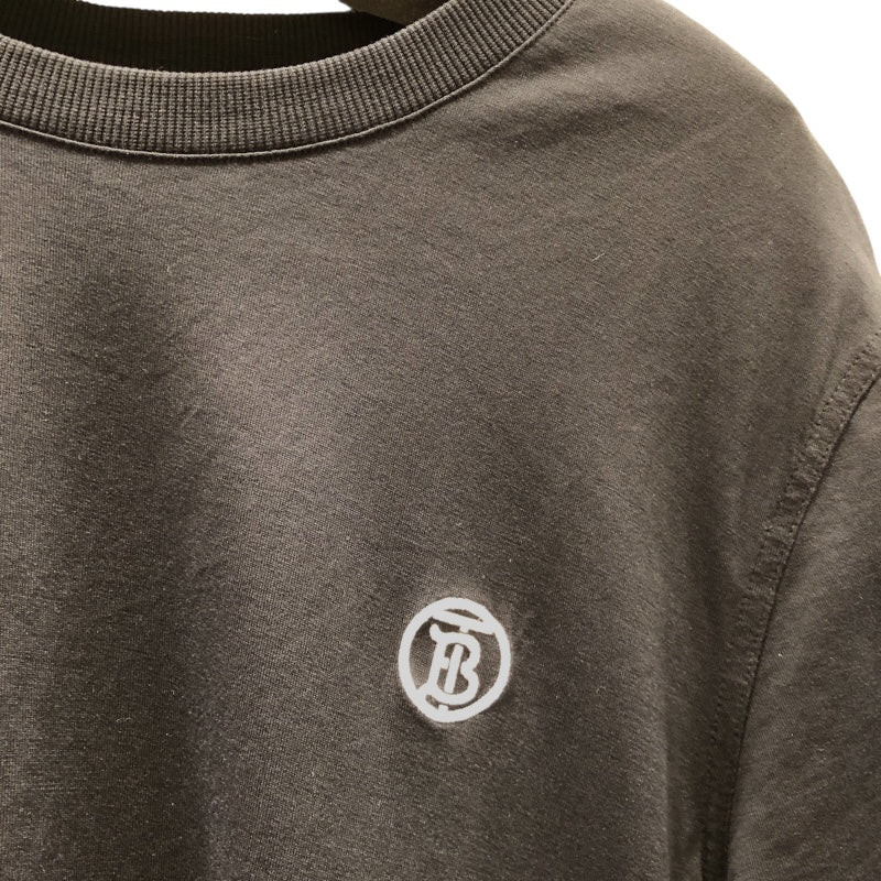 バーバリー BURBERRY TBロゴワンポイントTシャツ 808401 BLK コットン メンズ 半袖Ｔシャツ