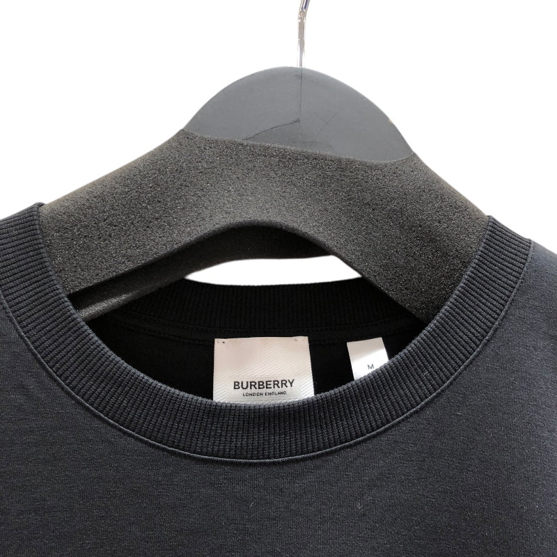 バーバリー BURBERRY TBロゴワンポイントTシャツ 808401 BLK コットン メンズ 半袖Ｔシャツ