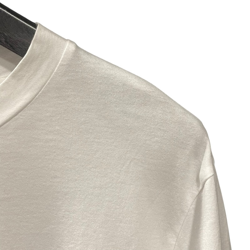 フェンディ FENDI FF柄切替デザインTシャツ FAF682 ホワイト コットン メンズ 半袖Ｔシャツ