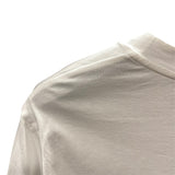 フェンディ FENDI FF柄切替デザインTシャツ FAF682 ホワイト コットン メンズ 半袖Ｔシャツ