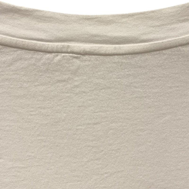 フェンディ FENDI FF柄切替デザインTシャツ FAF682 ホワイト コットン メンズ 半袖Ｔシャツ