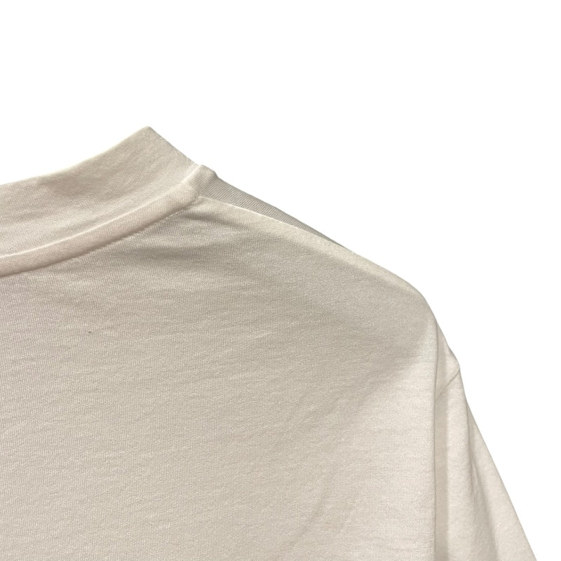 フェンディ FENDI FF柄切替デザインTシャツ FAF682 ホワイト コットン メンズ 半袖Ｔシャツ